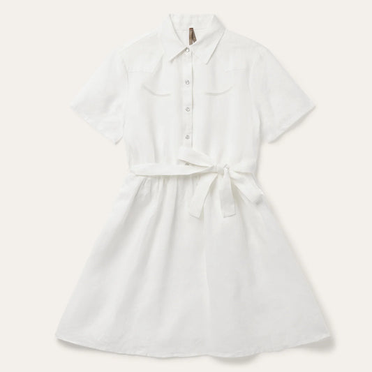 Stetson Women's White Linen Dress