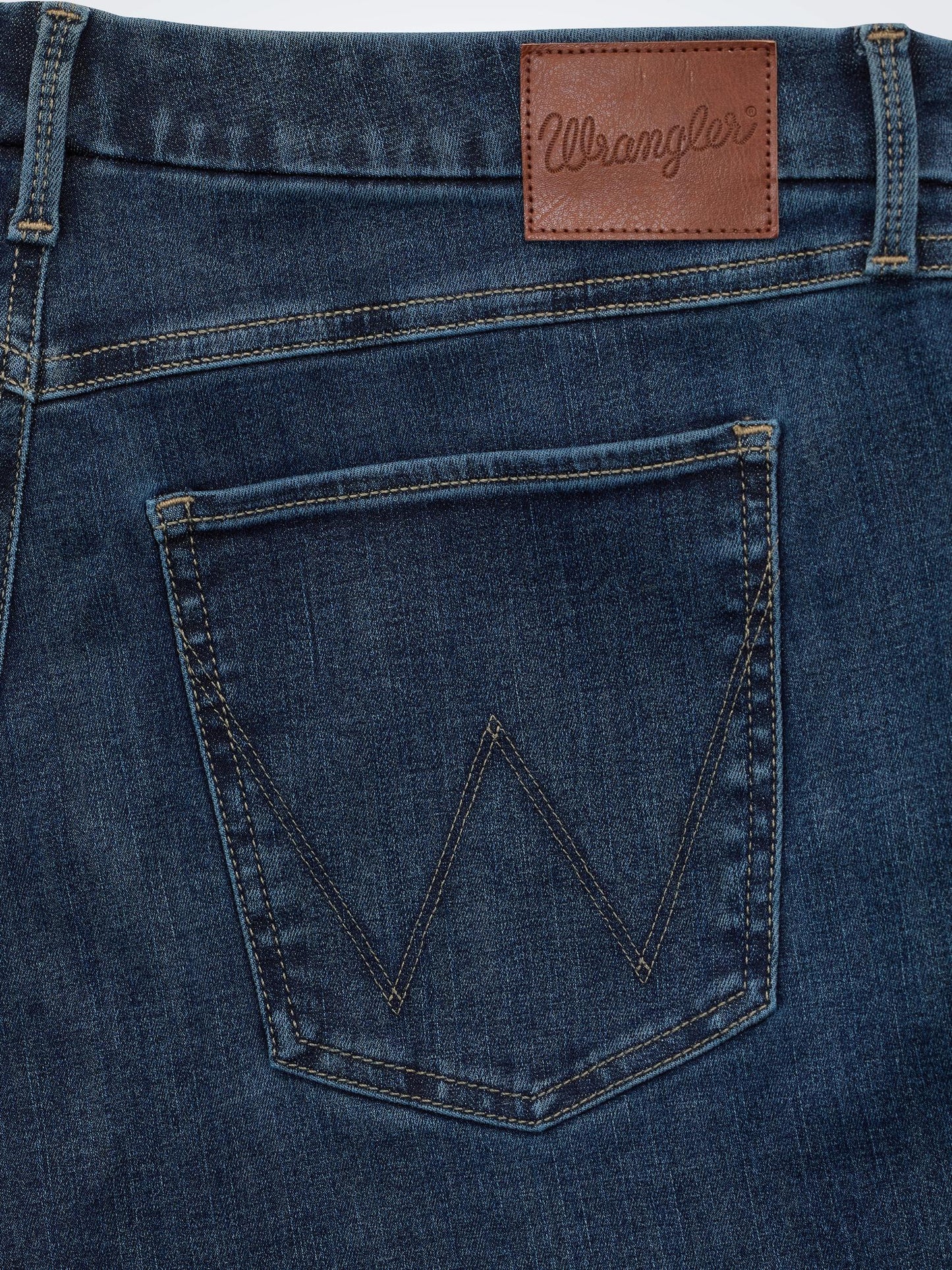 Wrangler Women's Bespoke High Rise Bootcut Dark Blue Jeans