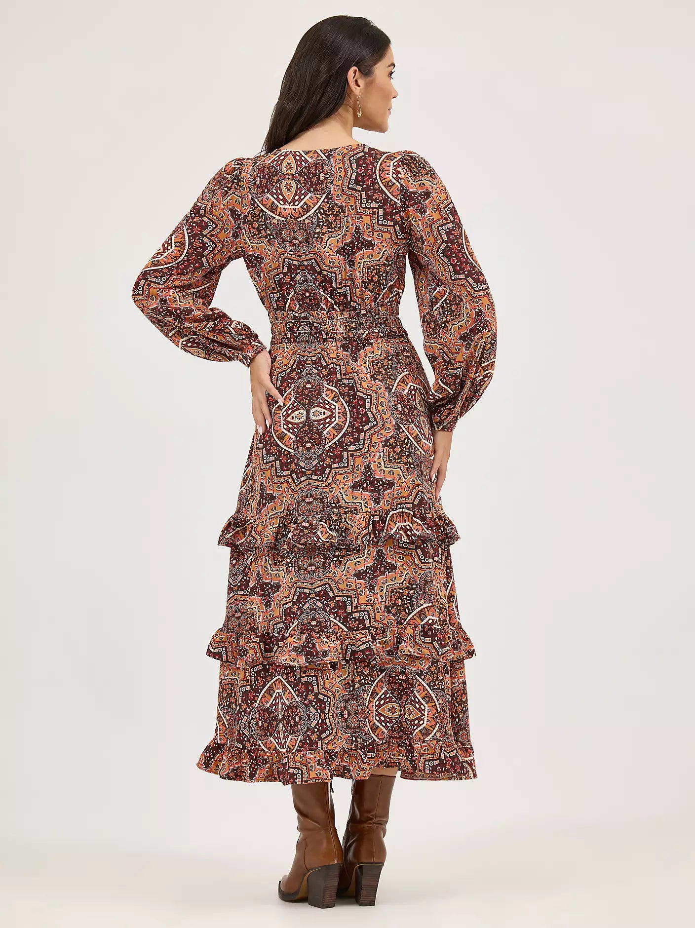 Wrangler Women Retro Vintage Maxi Dress