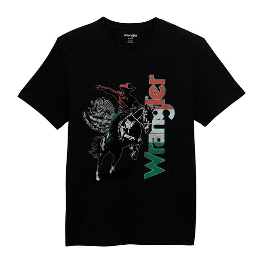 Wrangler Men's Mexico Cowboy T-Shirt Regular Fit Tee