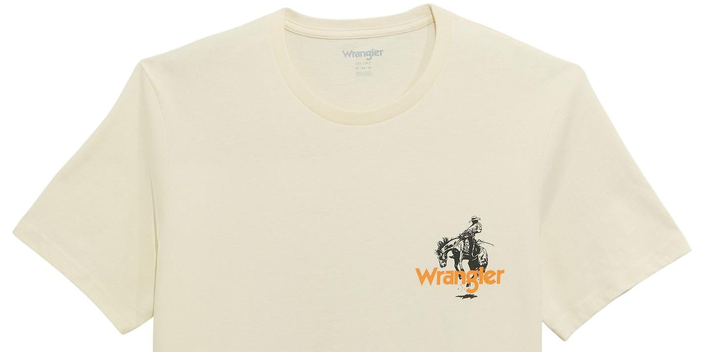 Wrangler Men's Long Live Cowboys T-shirt Regular Fit Tee