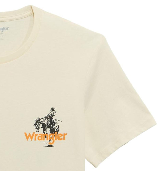 Wrangler Men's Long Live Cowboys T-shirt Regular Fit Tee