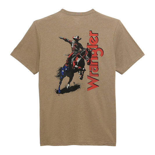 Wrangler Men's USA Cowboy T-shirt Regular Fit Tee