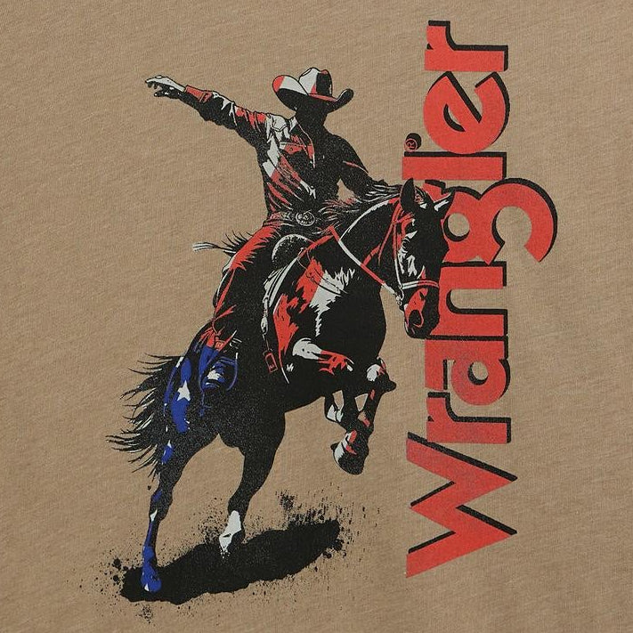 Wrangler Men's USA Cowboy T-shirt Regular Fit Tee