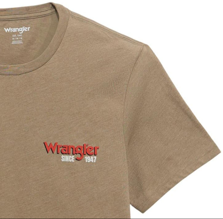 Wrangler Men's USA Cowboy T-shirt Regular Fit Tee
