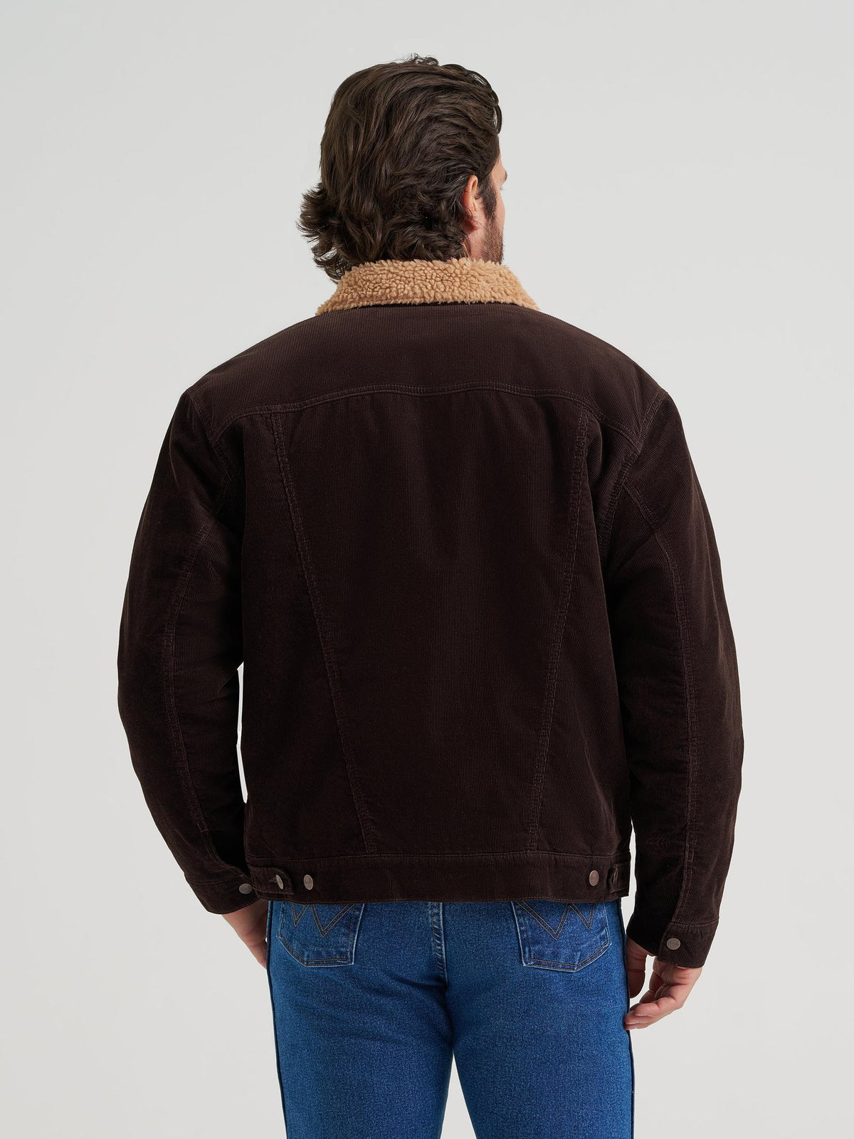 Wrangler Men's Sherpa-Lined Corduroy Jacket