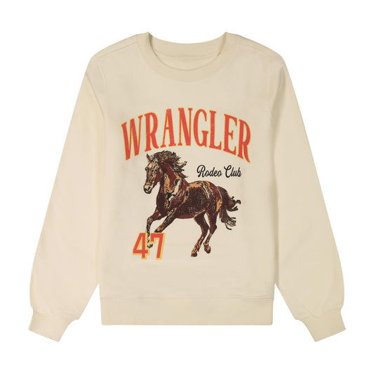 Wrangler Women's Regular Fit Crew Fleece