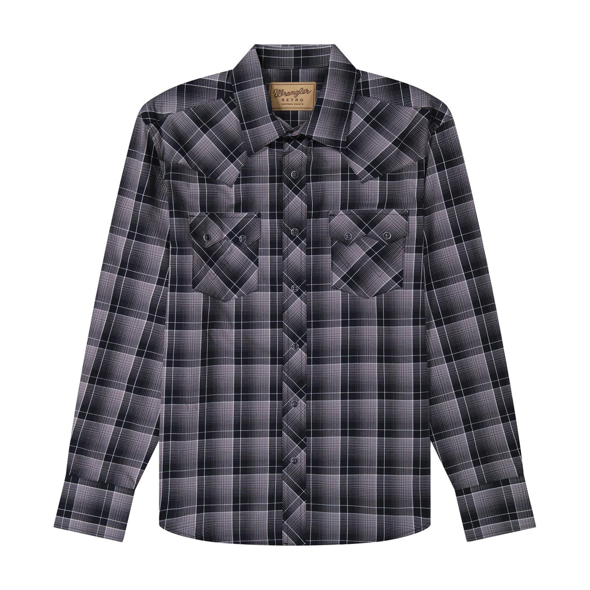 Wrangler Retro Long Sleeve Shirt – Black