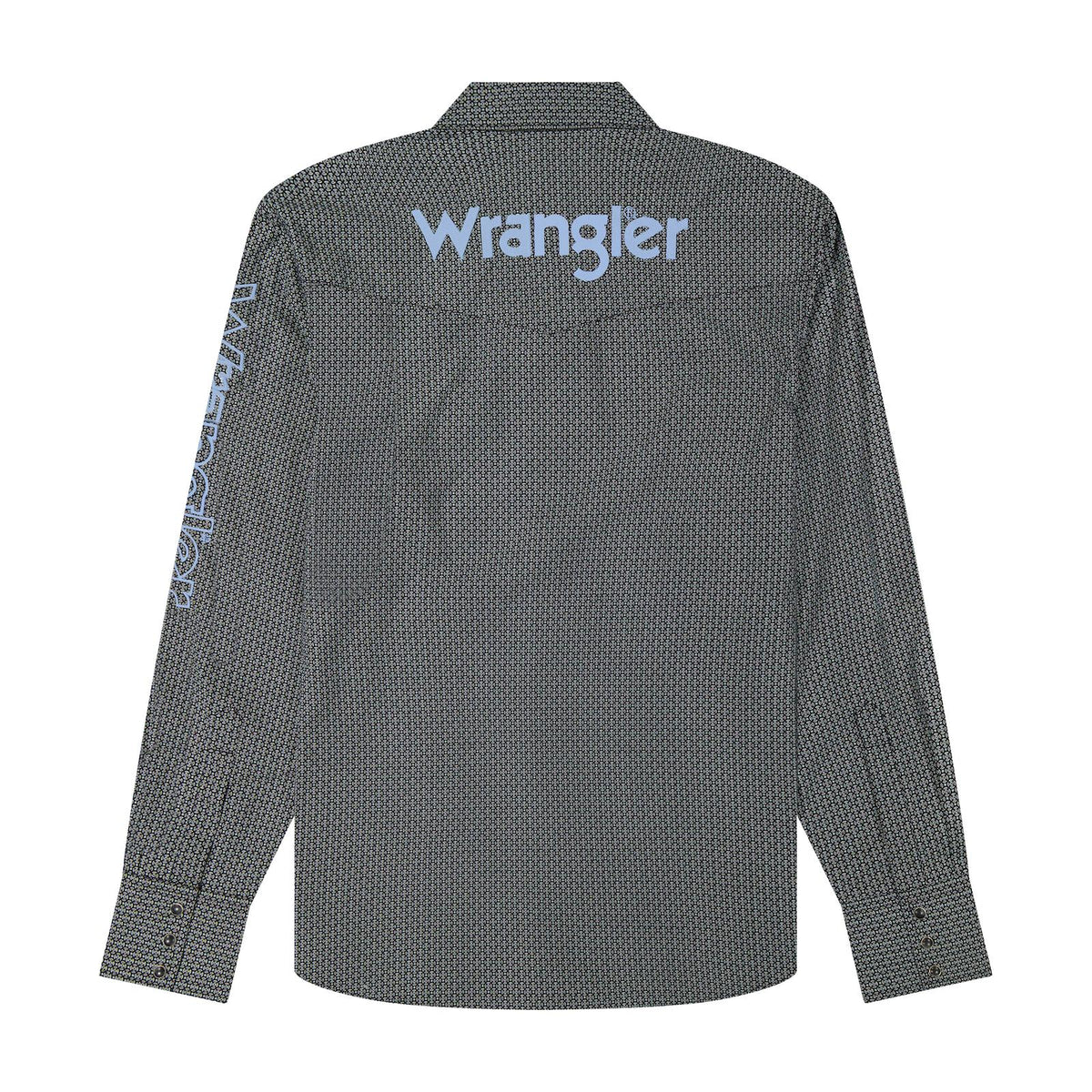Wrangler Long Sleeve Logo Shirt in Black
