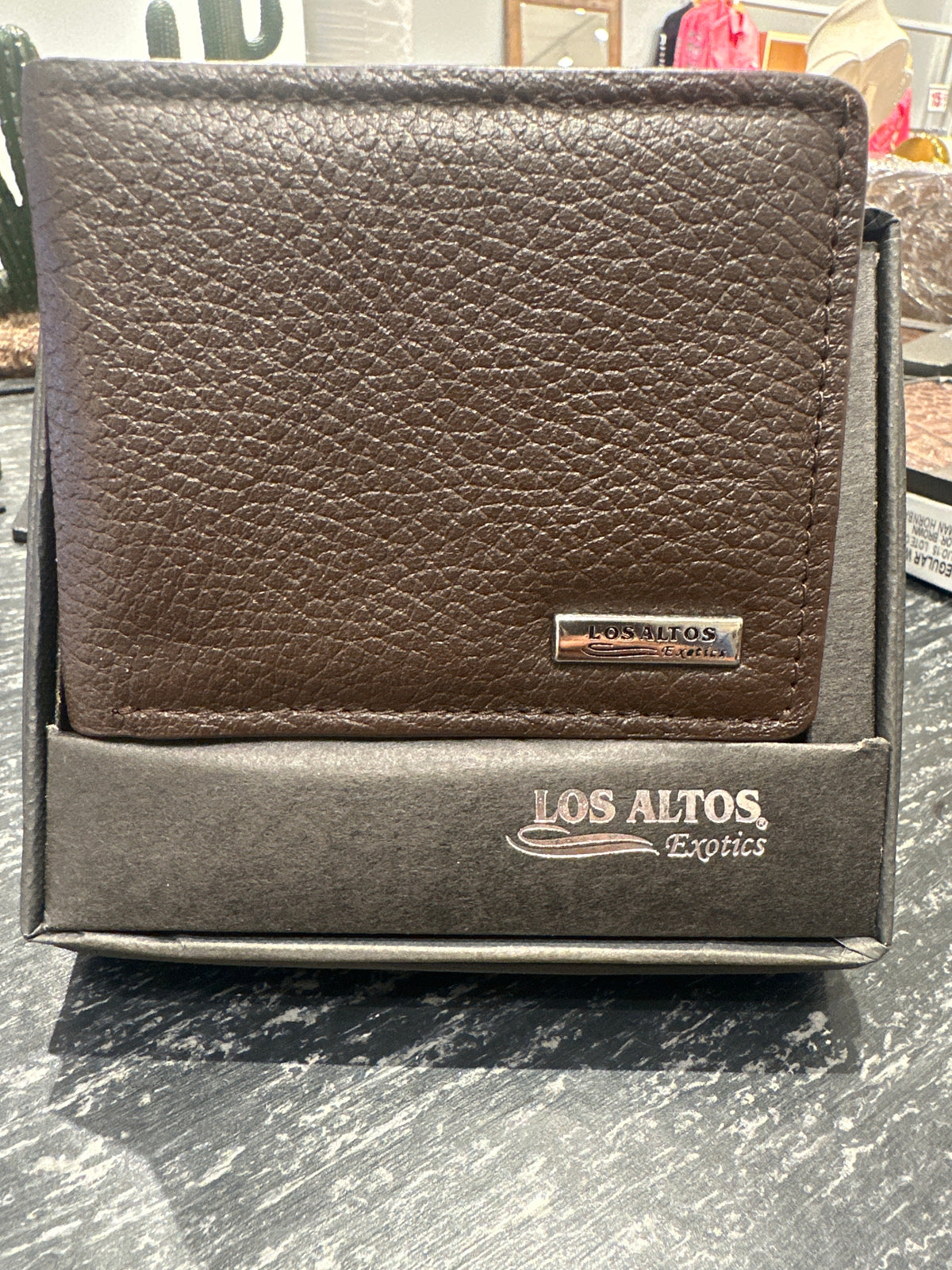 Elk Leather Western Wallet - Los Altos