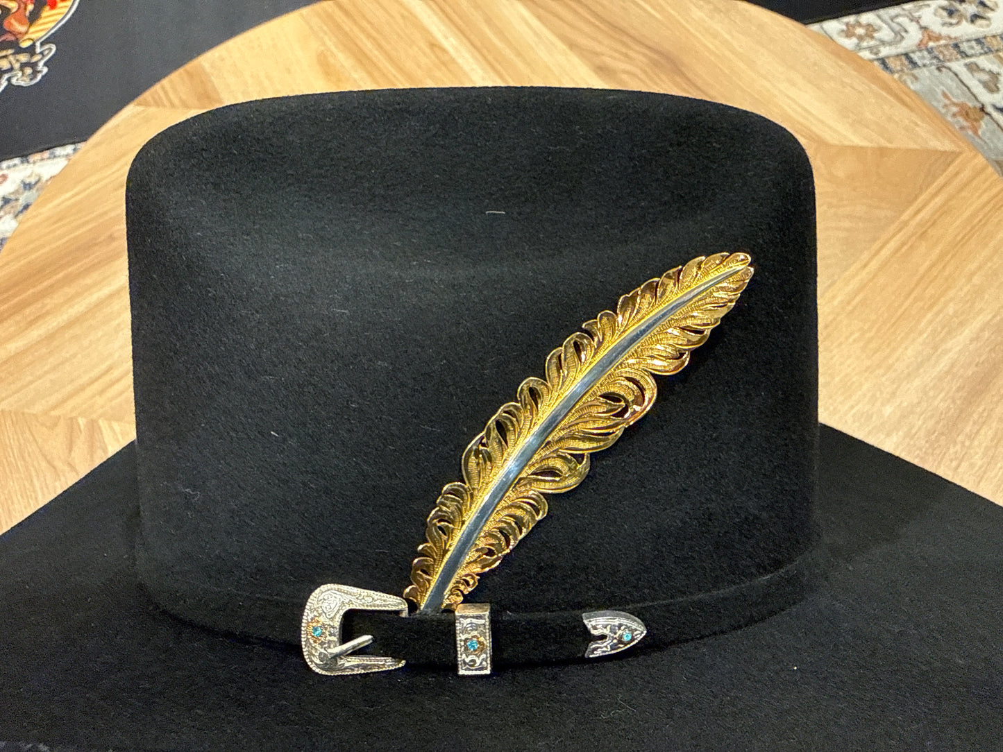 Premium Metal Feather for Hats