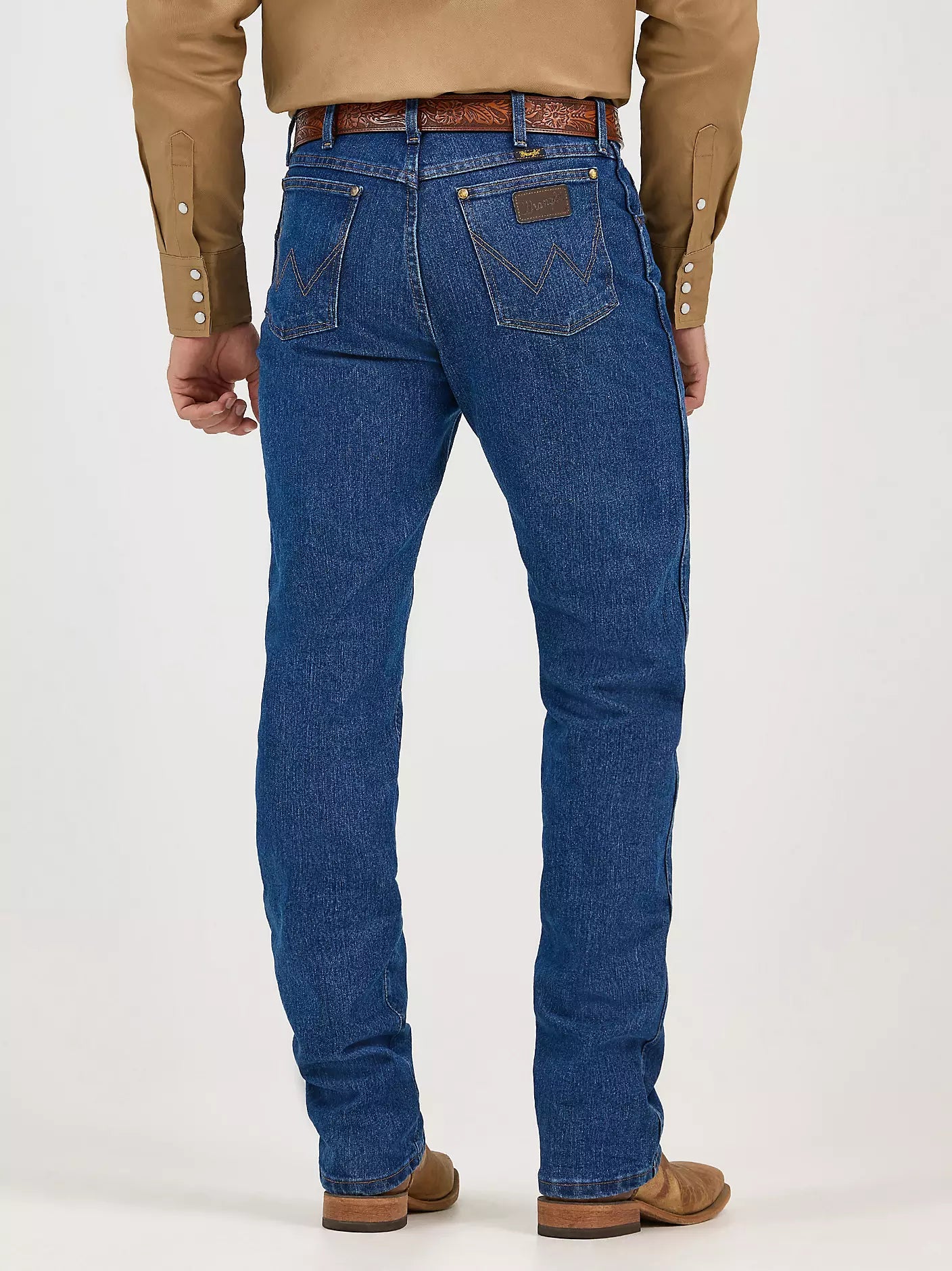 Wrangler Men's Advanced Comfort Slim Boot Dark Blue Jeans
