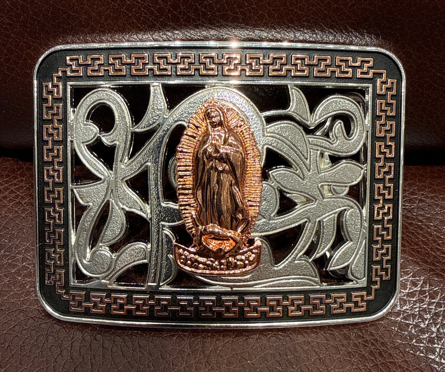 Chap Virgin of Guadalupe Mix Design Buckles