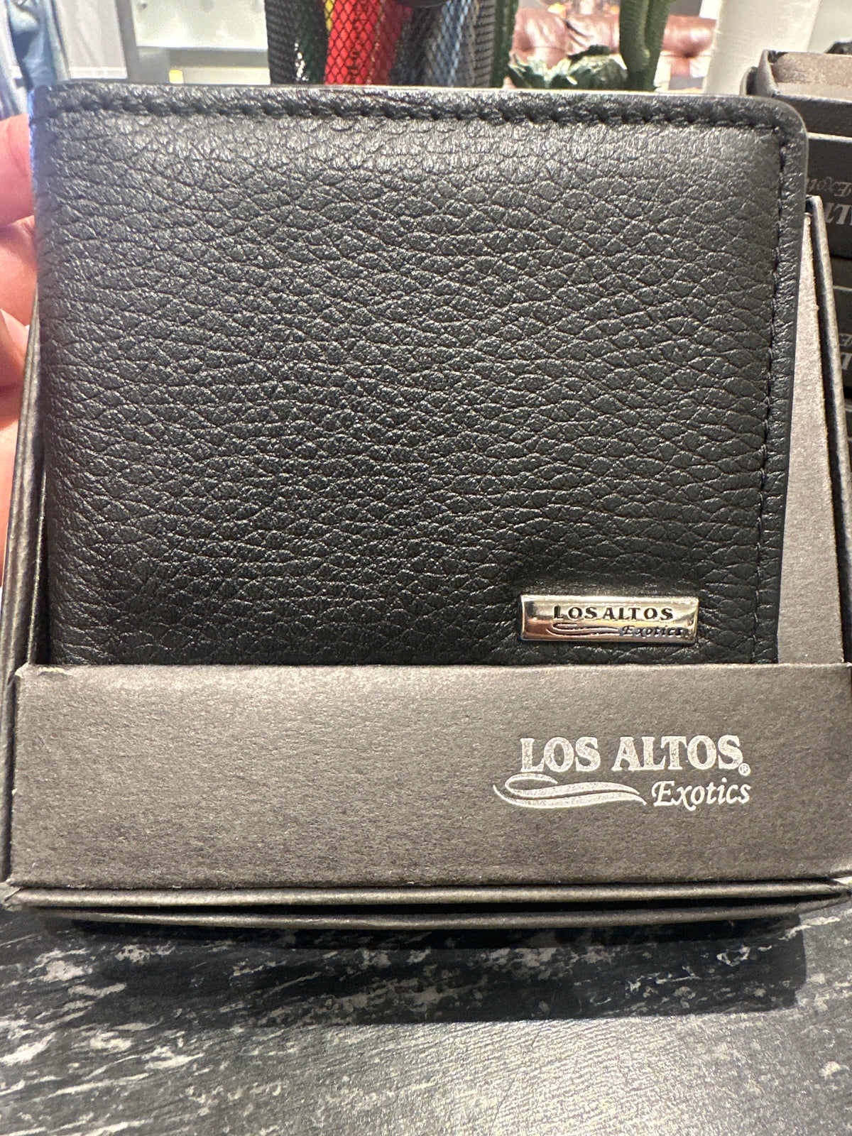 Elk Leather Western Wallet - Los Altos