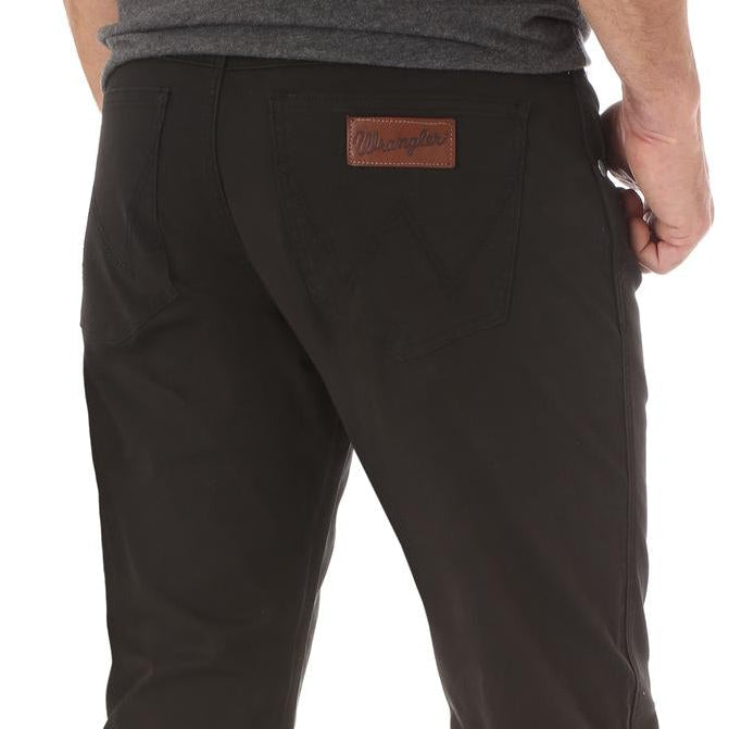 Wrangler Men Retro Slim Straight Black Pants