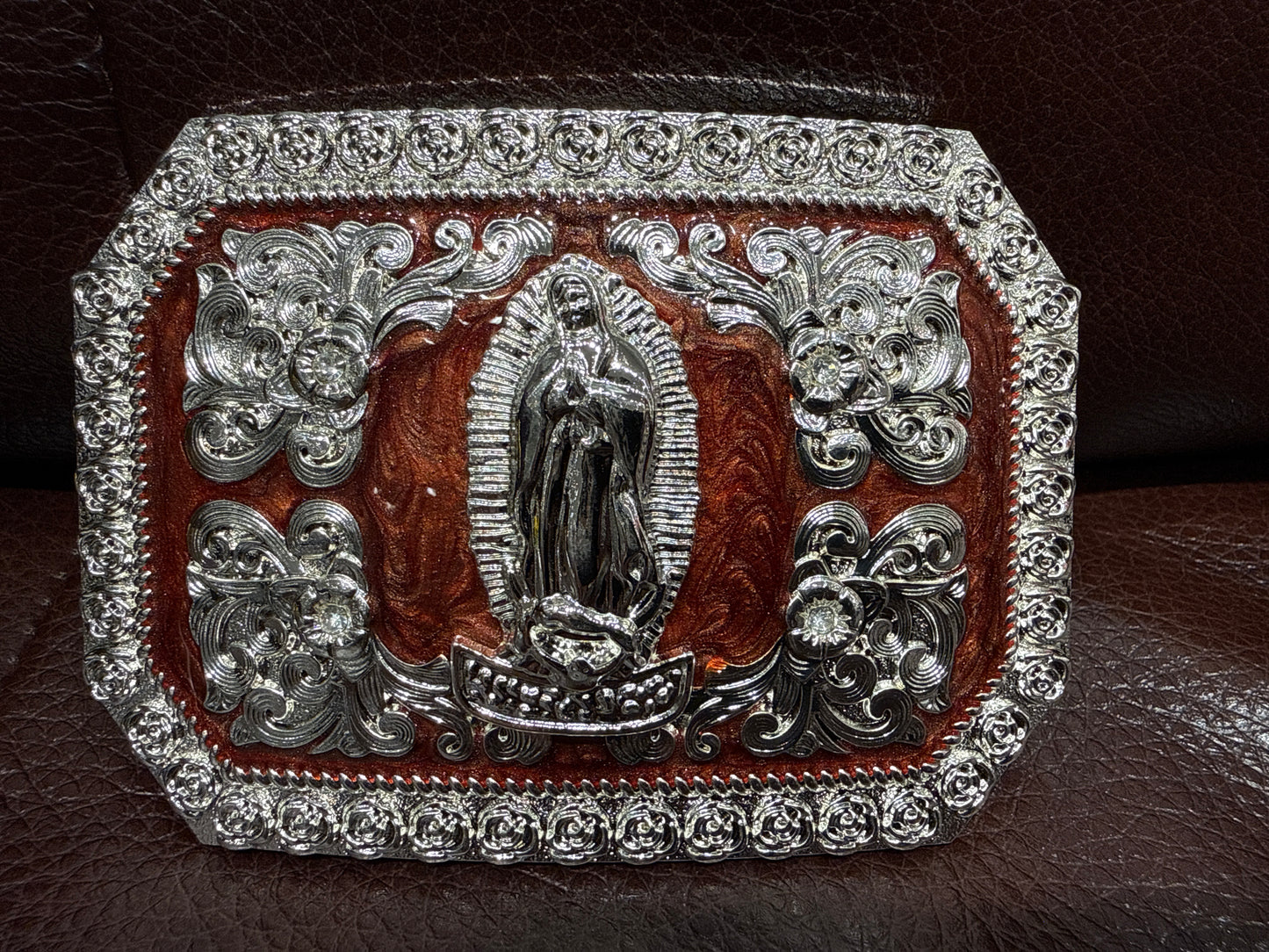 Chap Virgin of Guadalupe Mix Design Buckles
