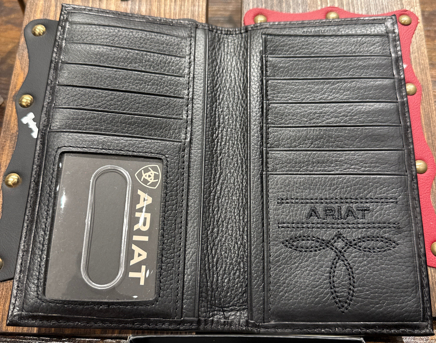 Embossed Black Rodeo Wallet