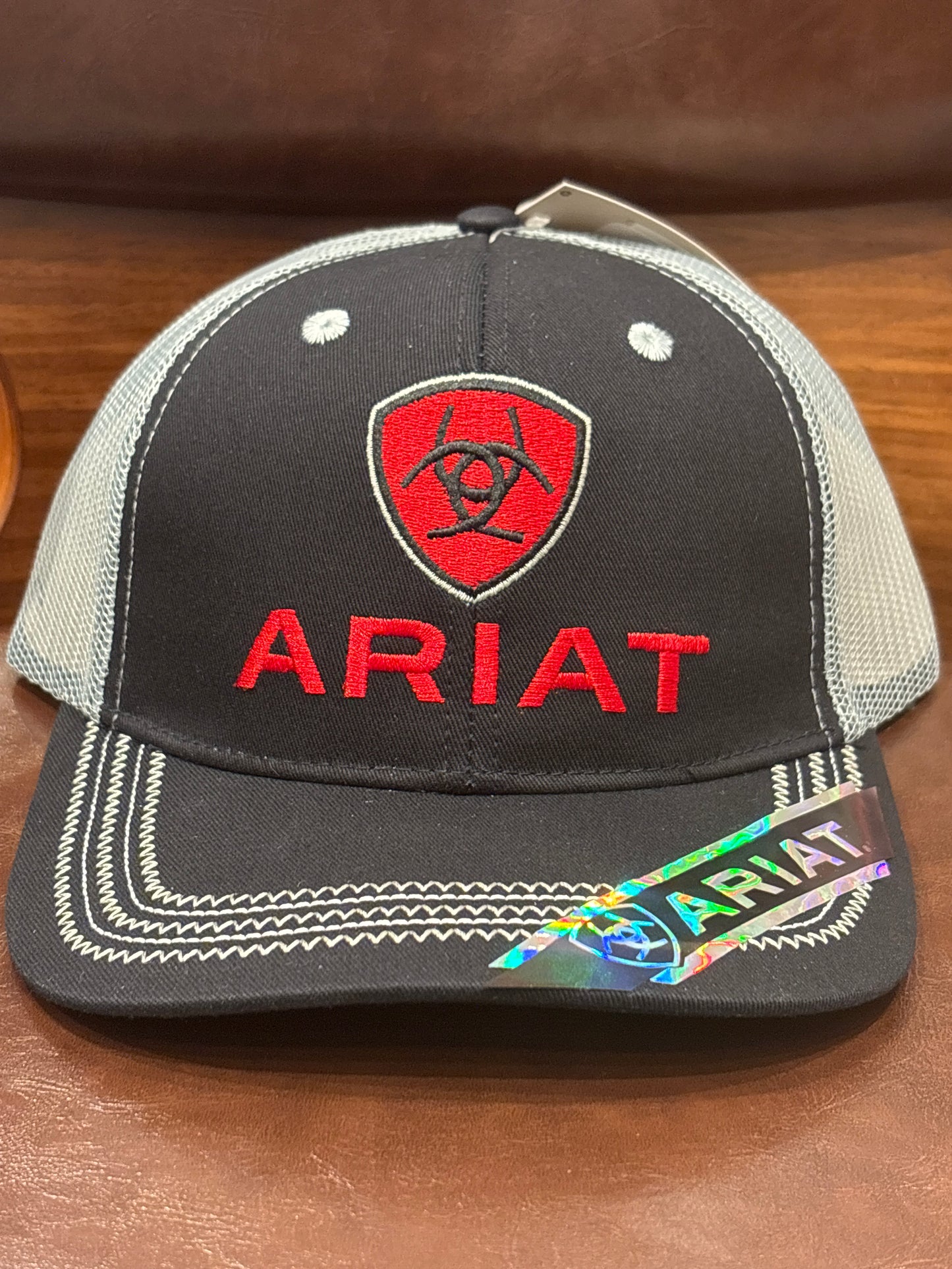 Ariat Mens Ball Cap Red Logo