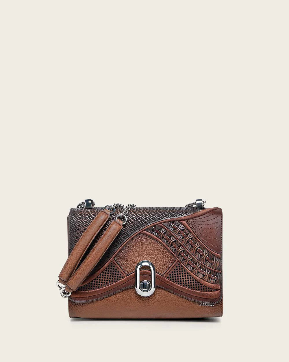 Cuadra Luxury Women’s Honey Brown Leather Shoulder Bag