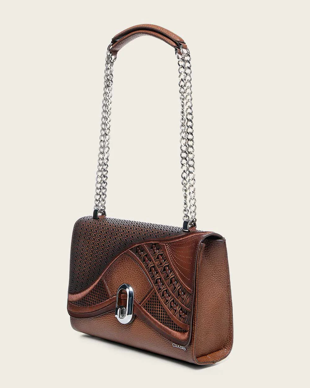Cuadra Luxury Women’s Honey Brown Leather Shoulder Bag
