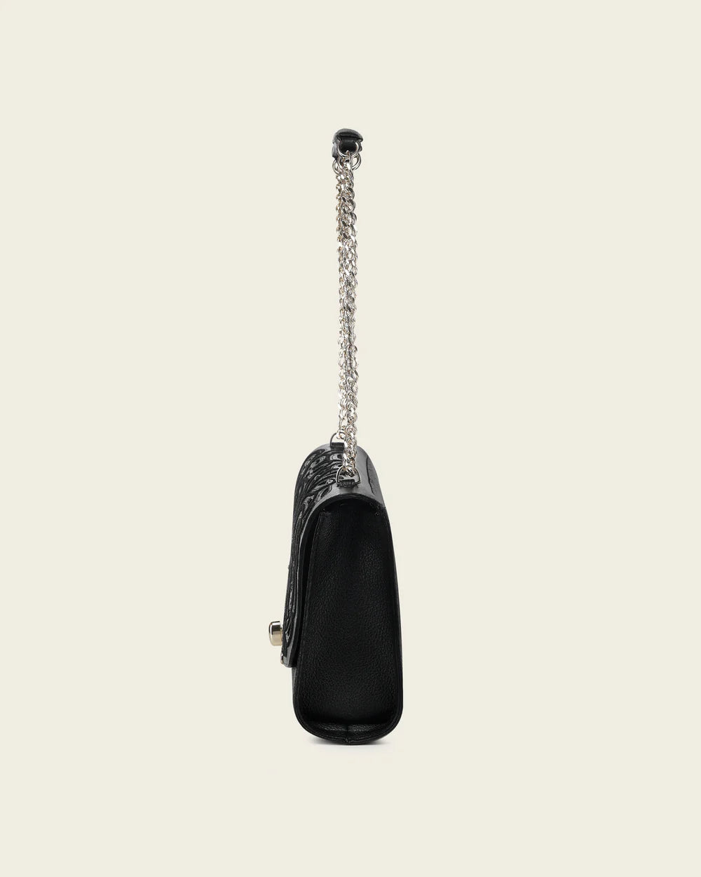 Cuadra Women’s Leather Shoulder Bag Clutch Style With Crystals