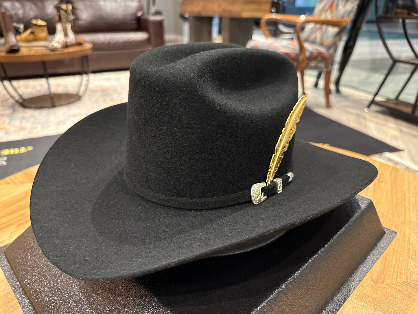 Premium Metal Feather for Hats
