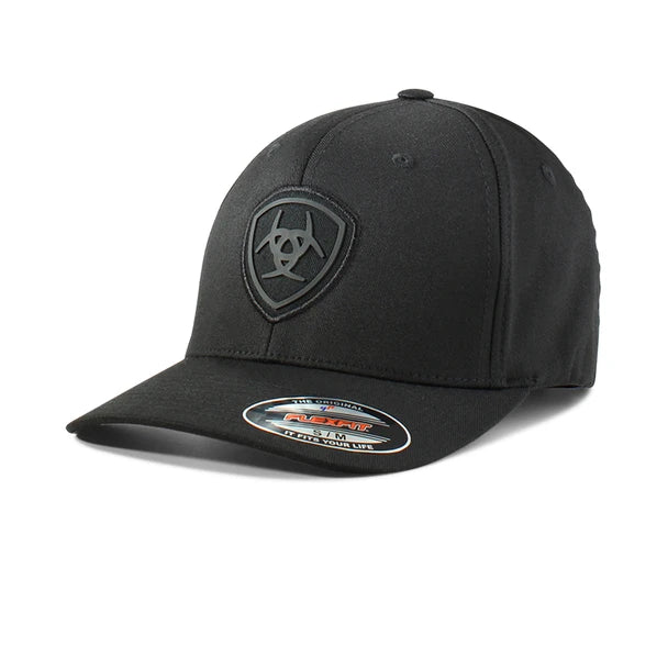 Ariat Flexfit Black Shield Logo