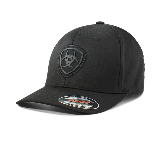 Ariat Flexfit Black Shield Logo