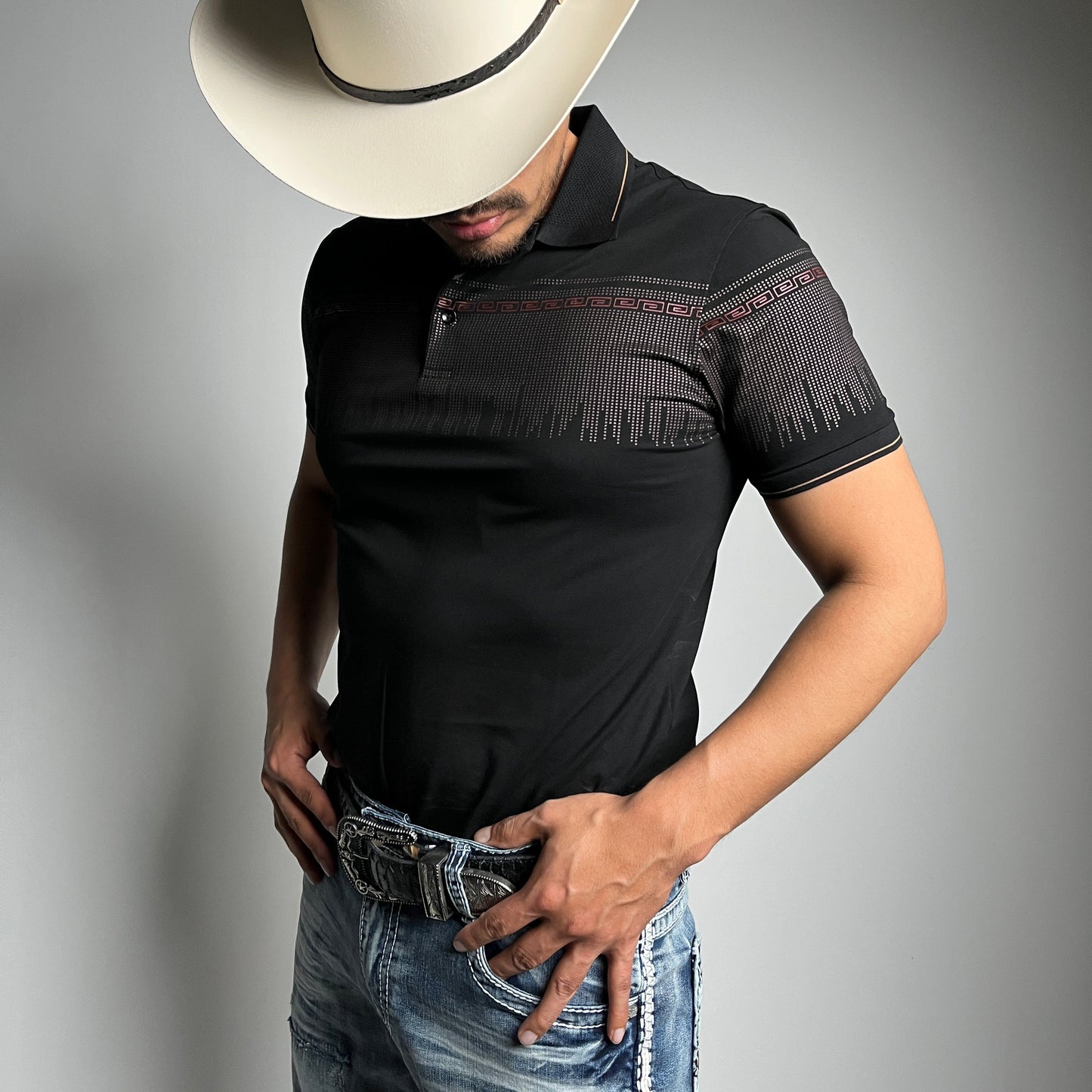 Men's Western Polo Shirt - Pavini