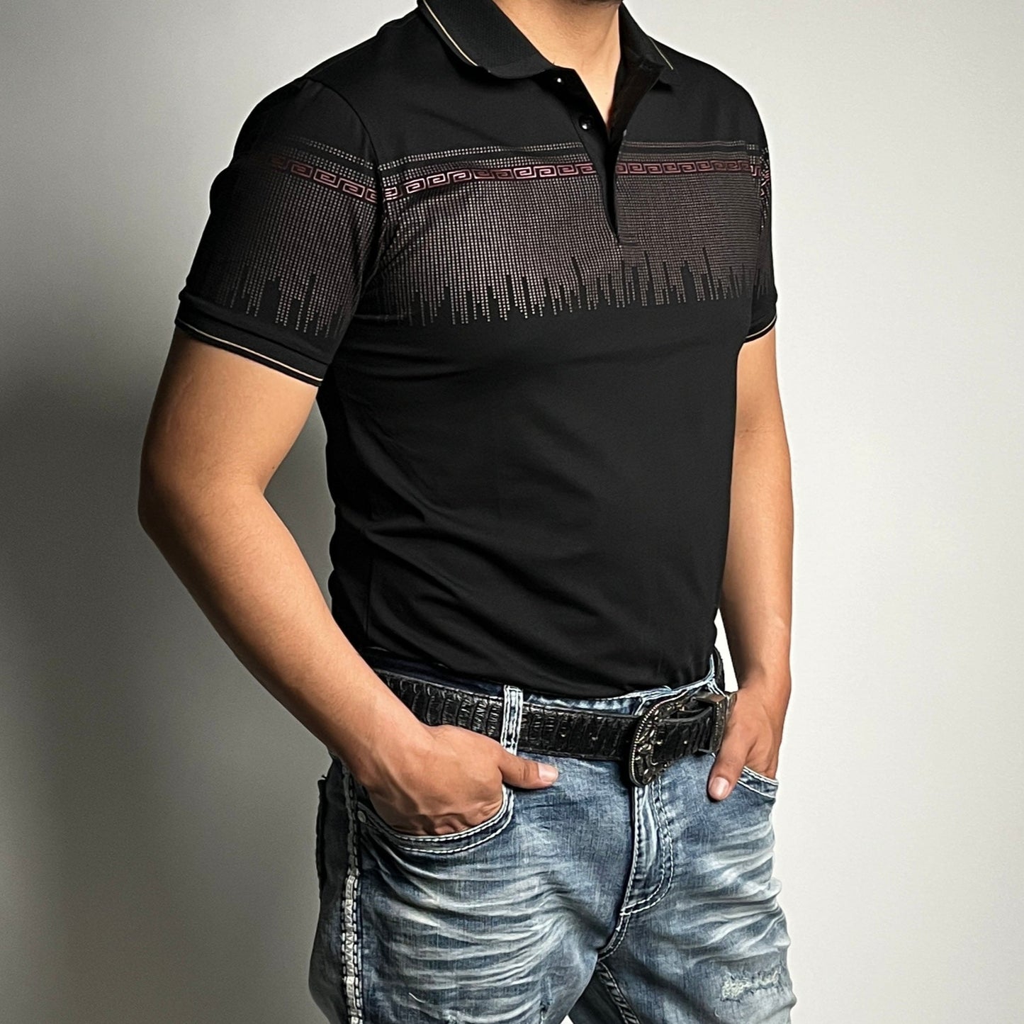 Men's Western Polo Shirt - Pavini