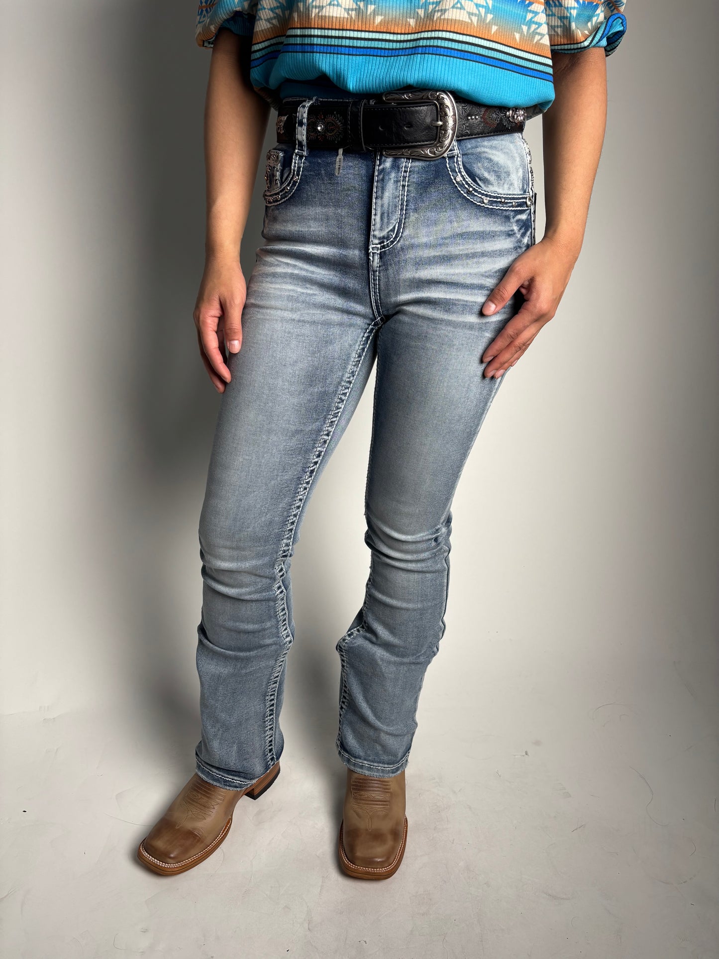 Women's Sand Western Rodeo Boot - White Diamond