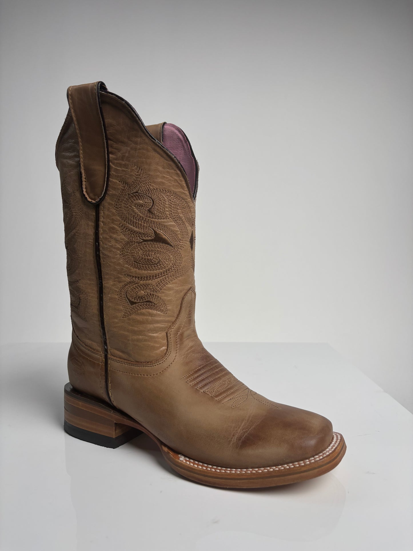 Women's Sand Western Rodeo Boot - White Diamond