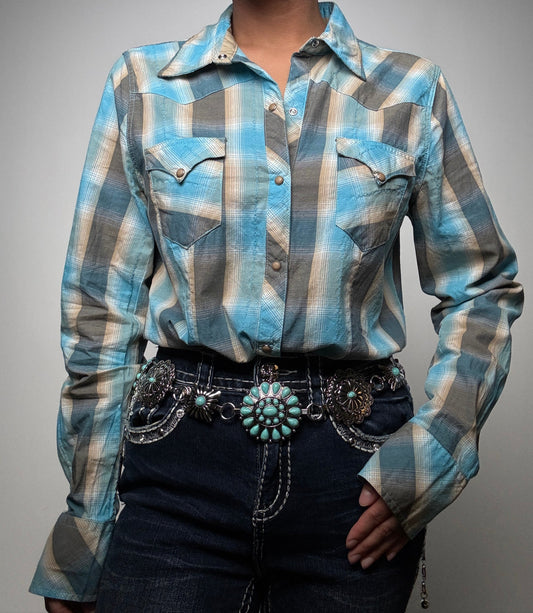 Stetson Women L/S Beach Dobby Shirt