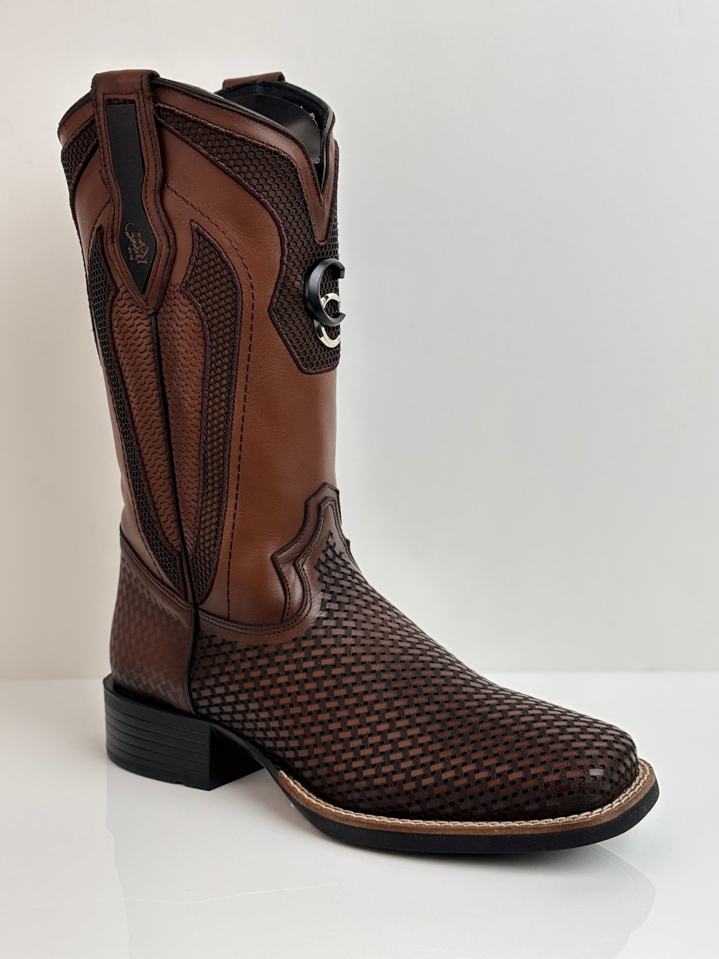 Cuadra Men's Western Rodeo Honey Bovine Boot