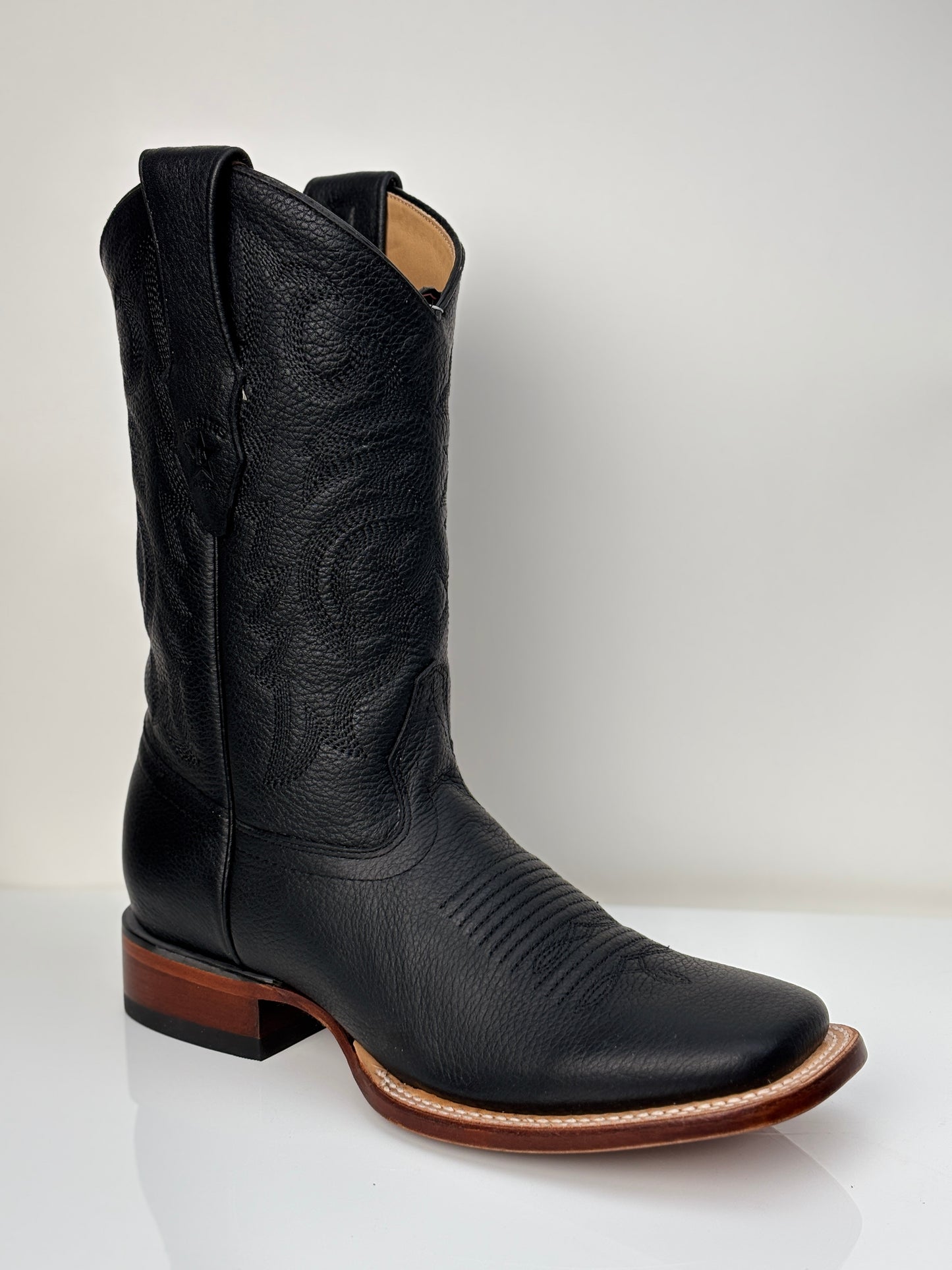 Men's Grisly Wide Square Toe Western Boot - Los Altos