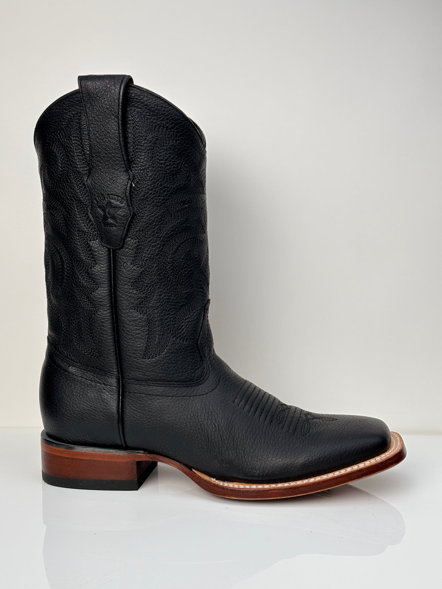 Men's Grisly Wide Square Toe Western Boot - Los Altos