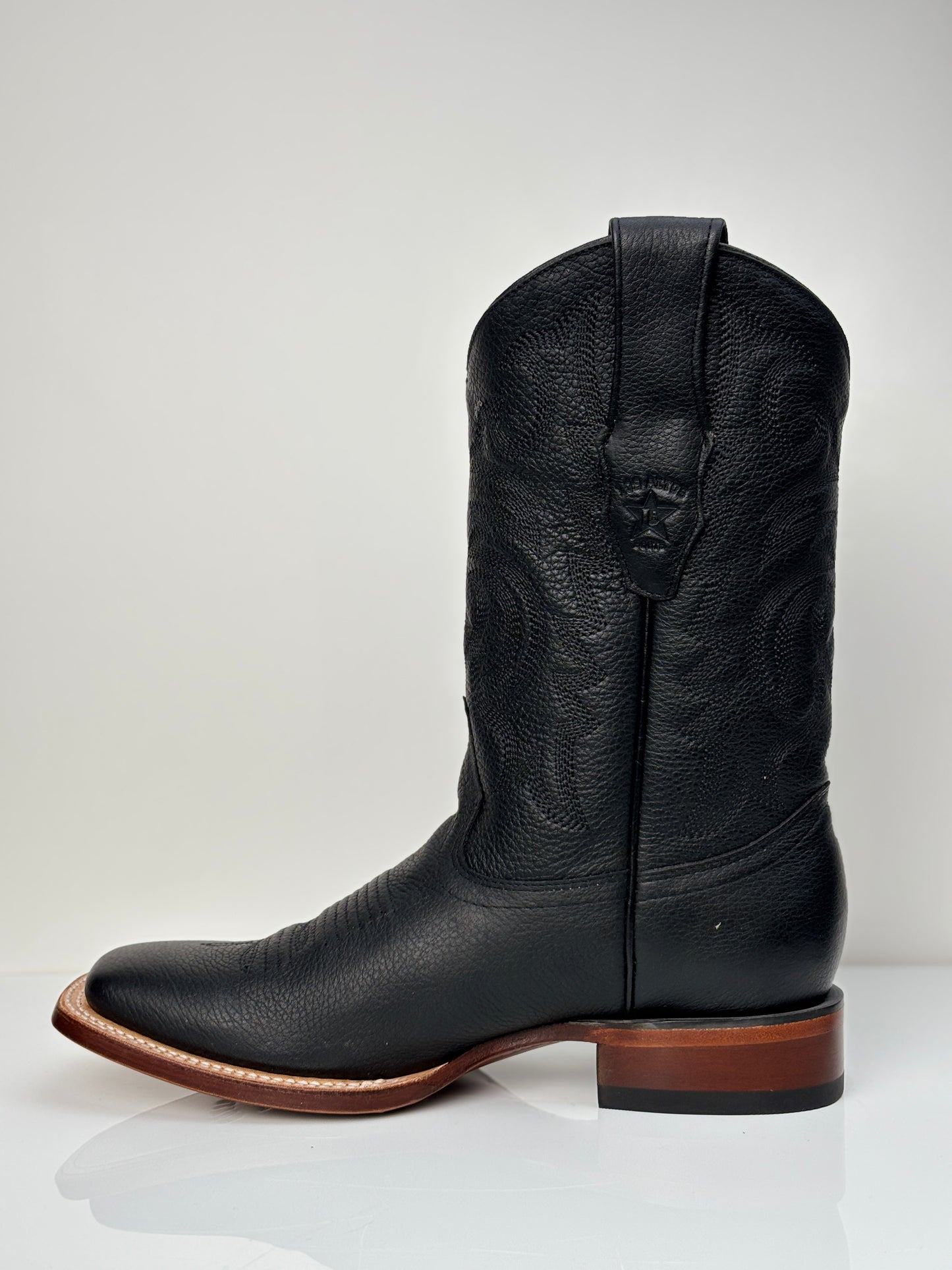 Men's Grisly Wide Square Toe Western Boot - Los Altos