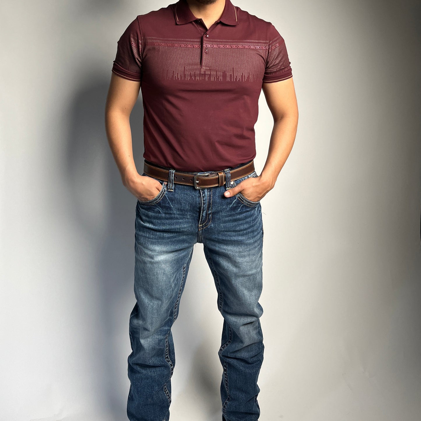 Men's Western Polo Shirt - Pavini