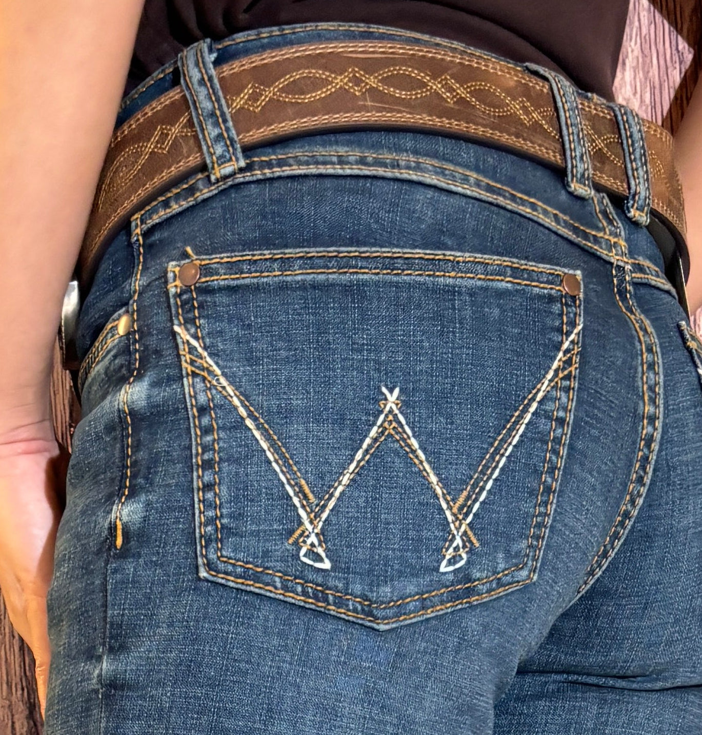 Wrangler Women's Retro Mae Mid Rise Boot Cut Jeans