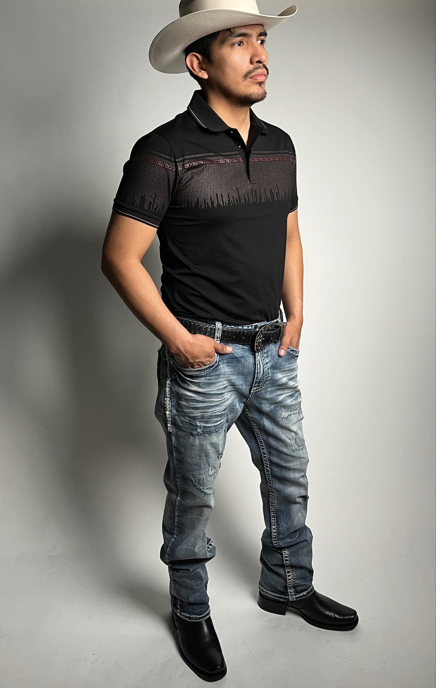 Men's Western Polo Shirt - Pavini
