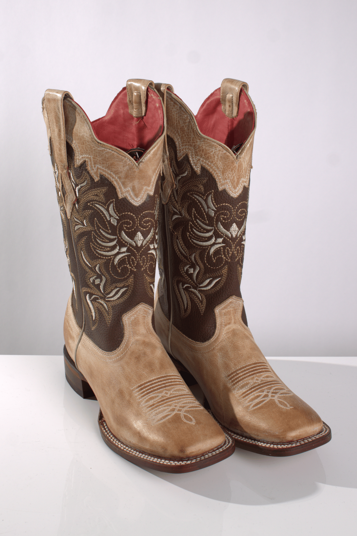 Women's Vintage Wide Square Toe Boots - Los Altos