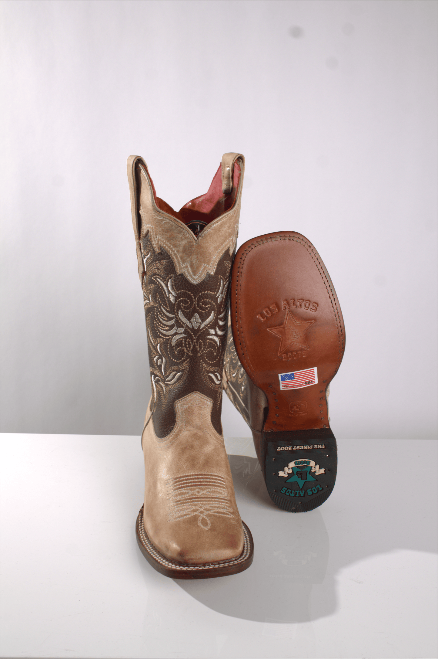 Women's Vintage Wide Square Toe Boots - Los Altos