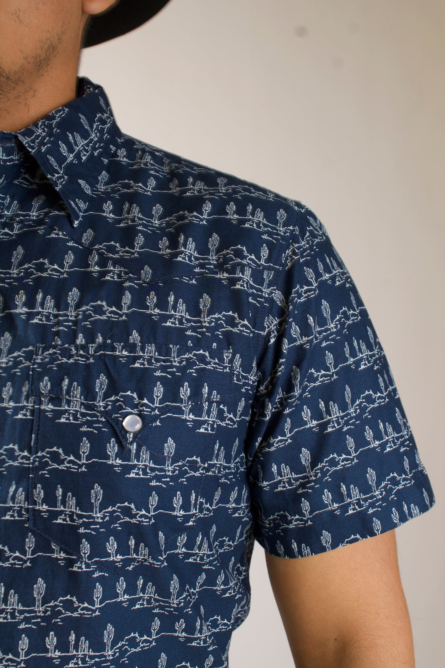 Men's Desert Stripe Print S/S Shirt - Roper