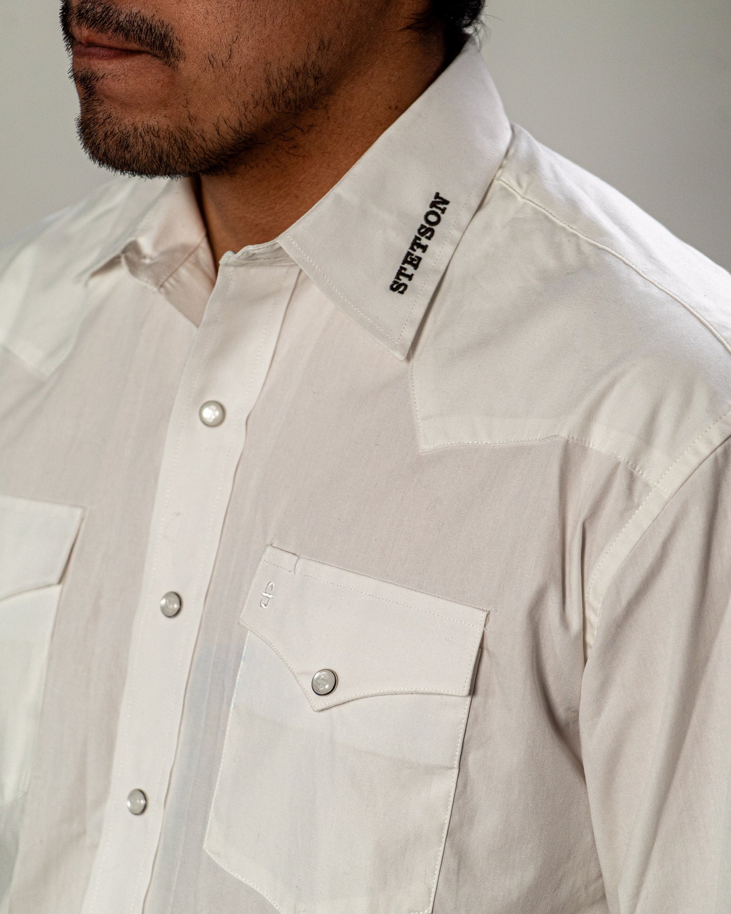 Stetson Men's Logo Western Long Sleeve Shirt – Modern Fit