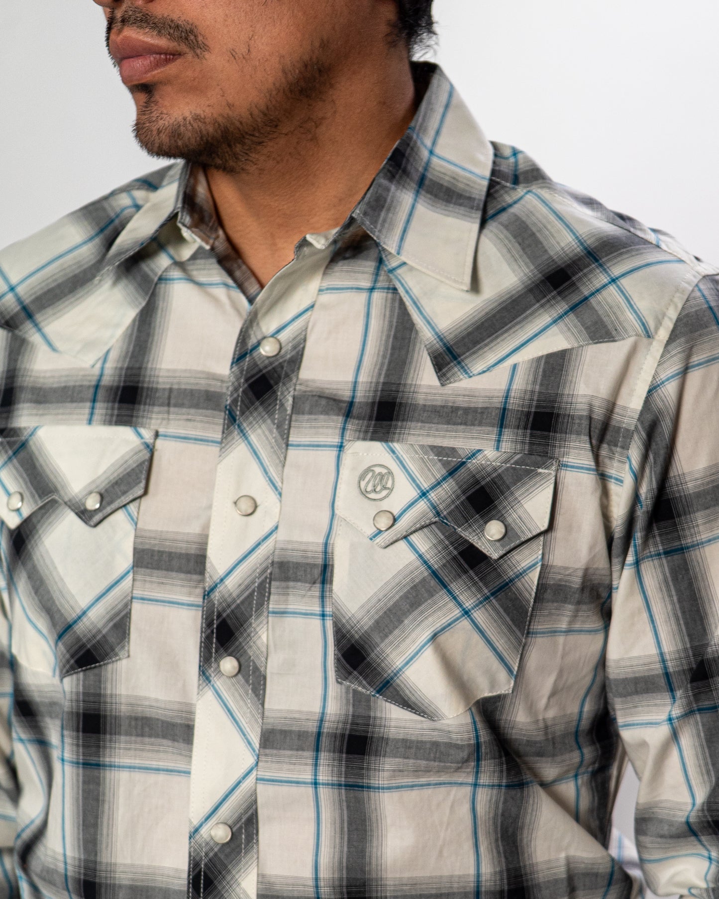 Wrangler Men's Plaid Western Long Sleeve Snap Shirt