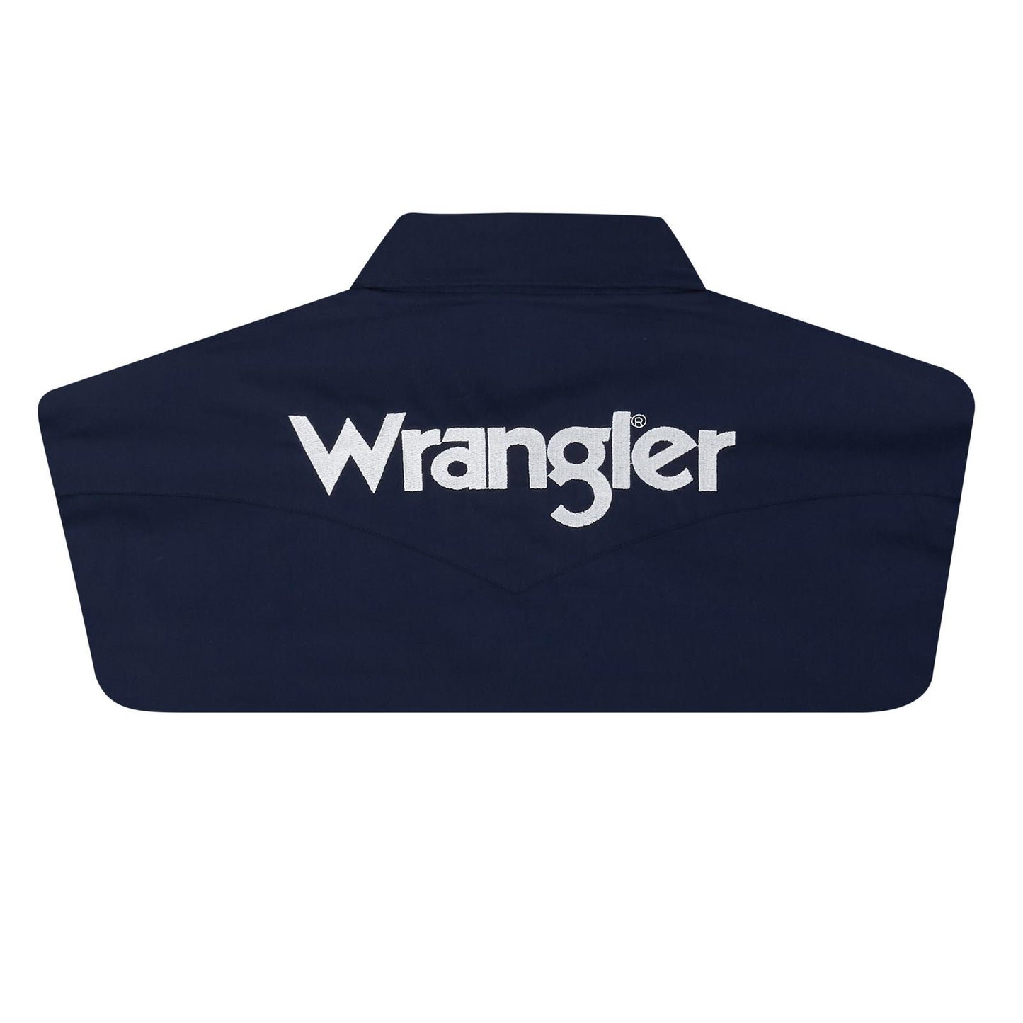 Wrangler Men's Logo Long Sleeve Button Down Shirt