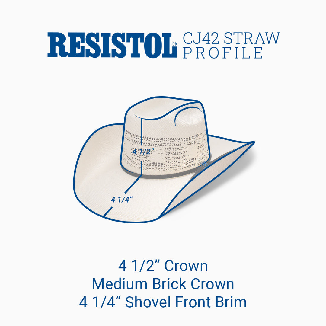 Resistol Cody Johnson Cojo Vaquero Straw Hat
