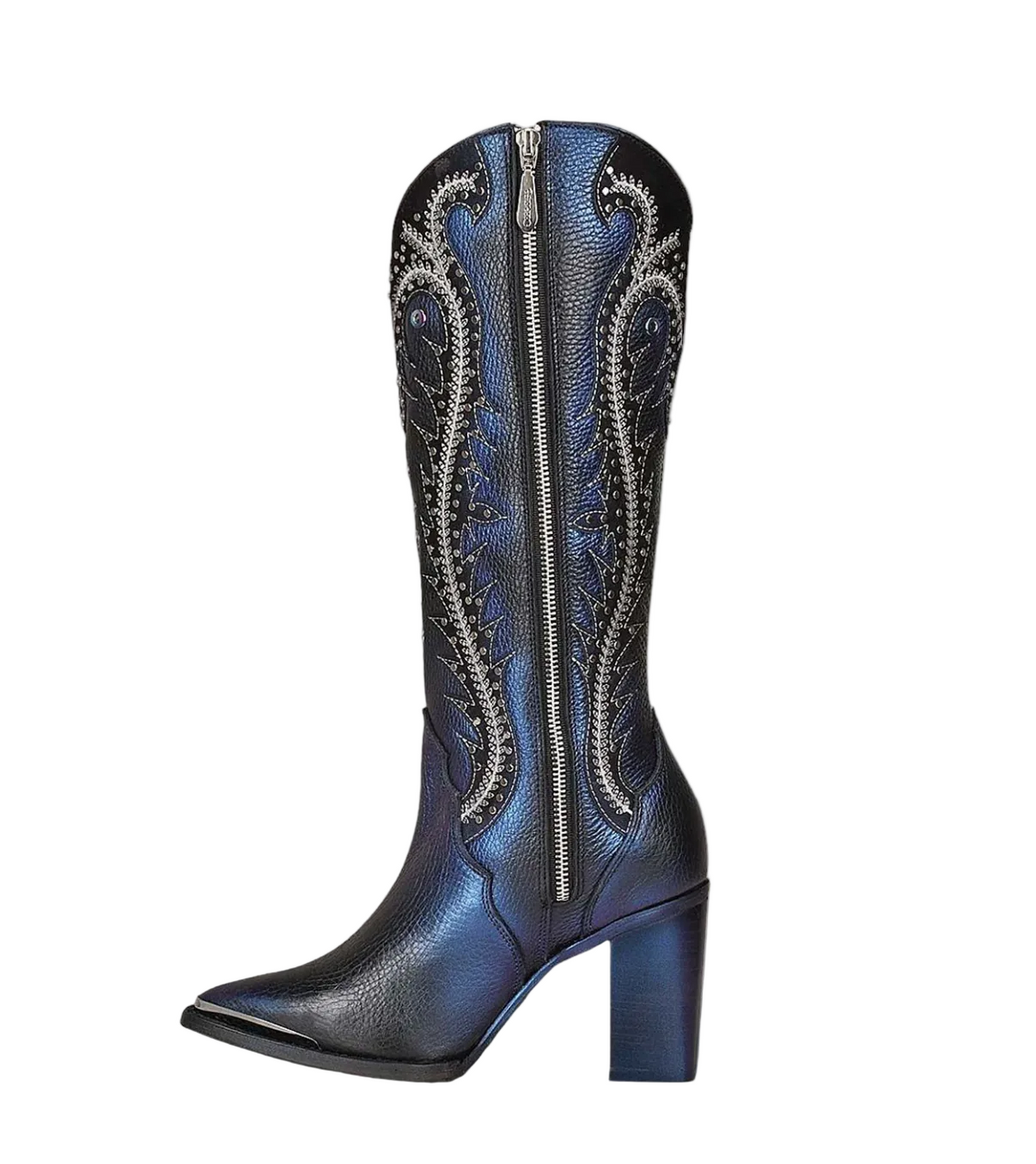 Cuadra Women's Tall Western Blued Leather Boot