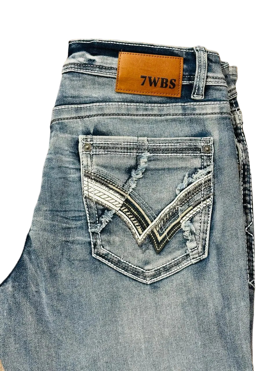 7WellBlues for Men - Straight Light Blue Jeans