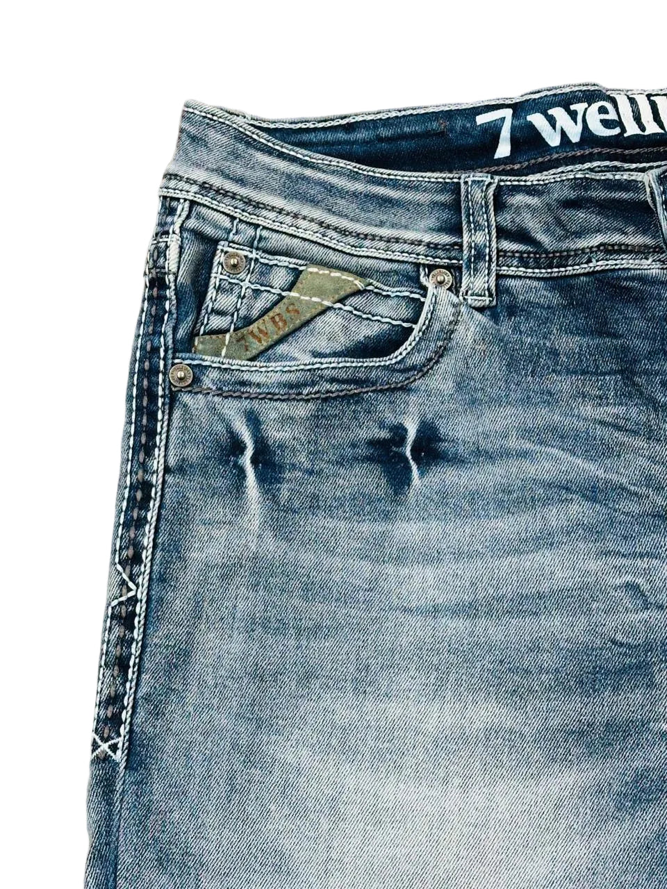 7WellBlues for Men - Straight Light Blue Jeans